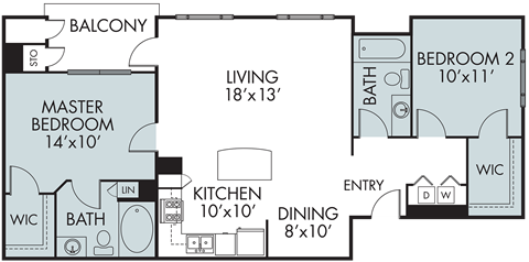 Costa Almadena Apartments B2 Floor Plans